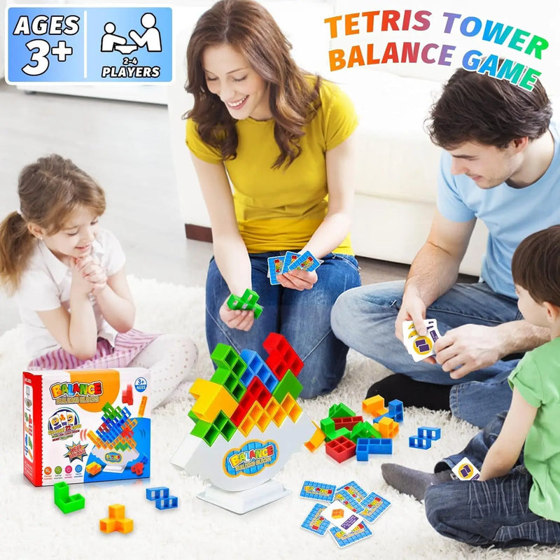 Jogo de Tetris em Equipe para Crianças e Adultos